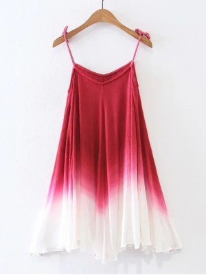 Cami Straps Ombre Tent Dress