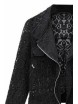 Hollowed Flower Details Black Lace Short Coat