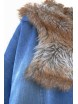 Thicken Fur Winter Denim Coat