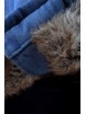 Thicken Fur Winter Denim Coat