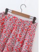 Ditsy Print Ruffle Layered Skirt Shorts