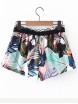 Elastic Waist Shorts With Tie Detail